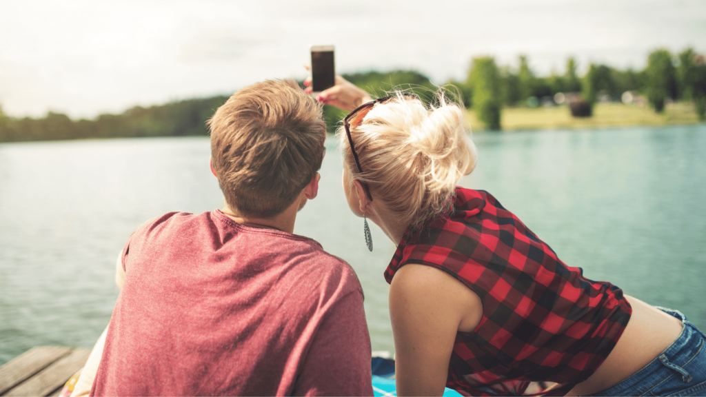 couple taking pictures